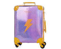 Koffer glitter lila bliksem 19 inch