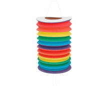 Papieren treklampion Rainbow (16 cm)