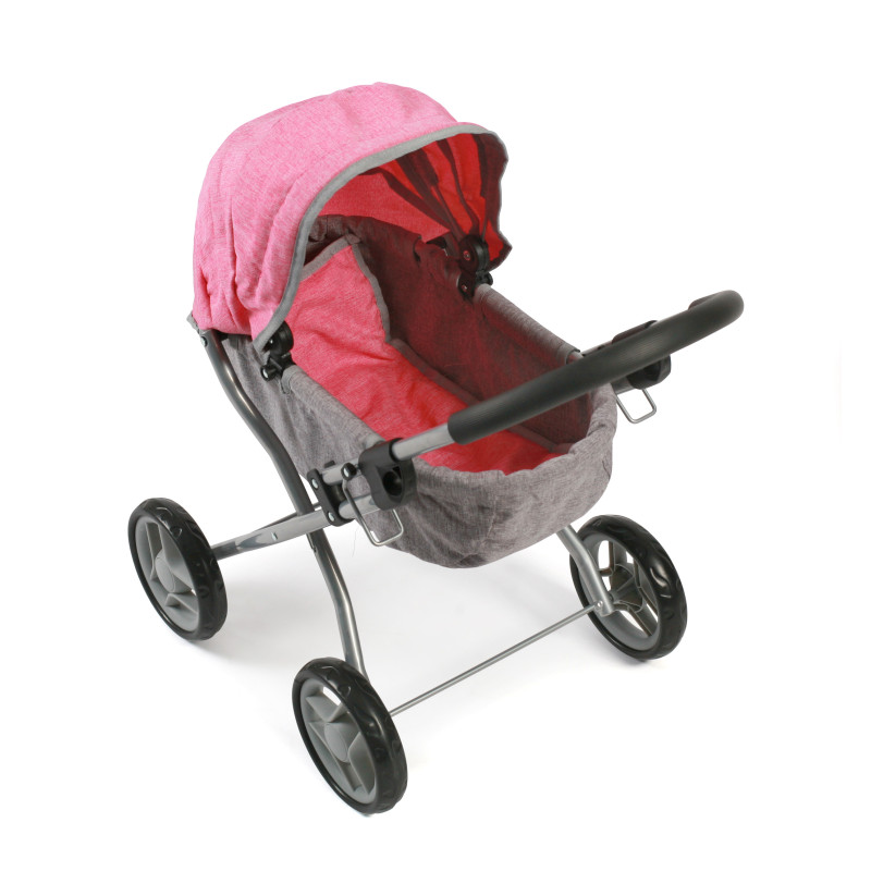 Poppenwagen Lilli (koraalroze) Poppenwagen Lilli (koraalroze)