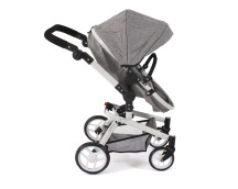 Poppenwagen Yolo combi (jeans grijs) Poppenwagen Yolo combi (jeans grijs)