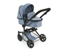Poppenwagen Mika combi (jeans blauw)