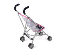 Poppenbuggy Roma (eenhoorn donkerblauw/roze) Poppenbuggy Roma (eenhoorn donkerblauw/roze)