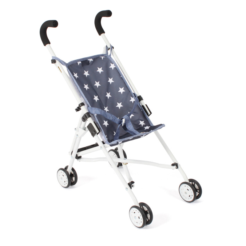 Poppenbuggy Roma (navy sterren) Poppenbuggy Roma (navy sterren)