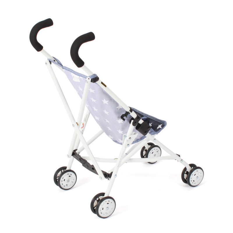 Poppenbuggy Roma (navy sterren) Poppenbuggy Roma (navy sterren)