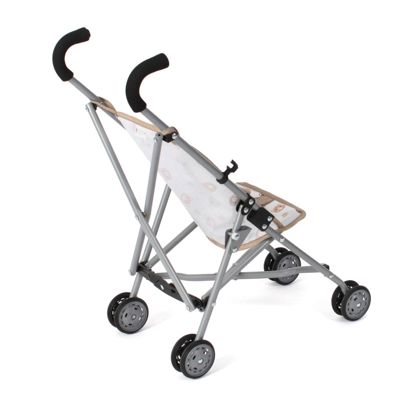 Poppenbuggy Roma (beige beertjes)