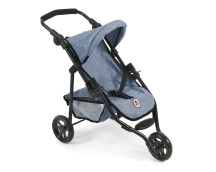 Poppenbuggy jogging Lola (jeans blauw)