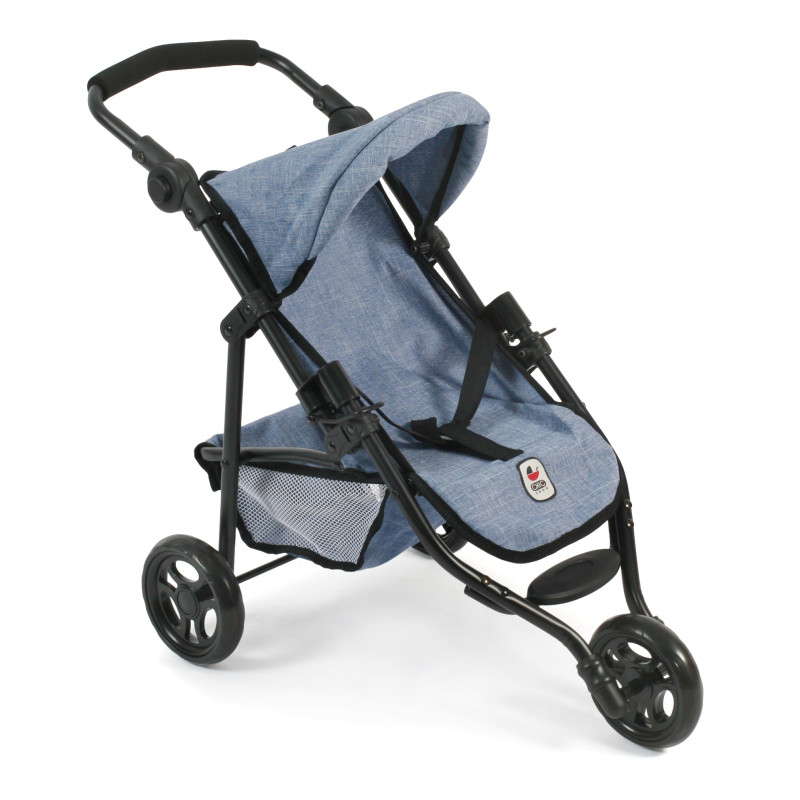 Poppenbuggy jogging Lola (jeans blauw) Poppenbuggy jogging Lola (jeans blauw)