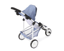 Poppenbuggy jogging Lola (navy sterren) Poppenbuggy jogging Lola (navy sterren)