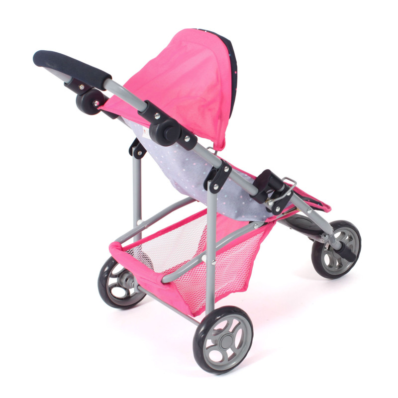 Poppenbuggy jogging Lola (confetti pink) Poppenbuggy jogging Lola (confetti pink)