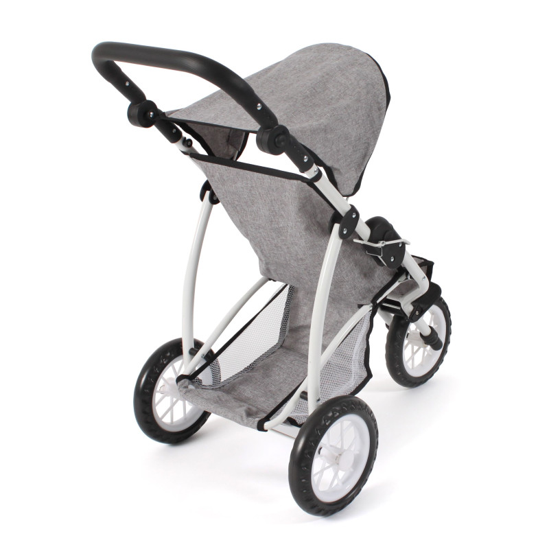 Poppenbuggy jogging Leon (jeans grijs) Poppenbuggy jogging Leon (jeans grijs)