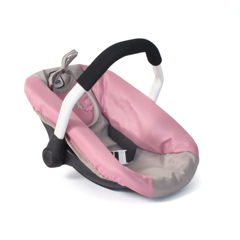 Poppenautozitje (roze/taupe/beer) Poppenautozitje (roze/taupe/beer)