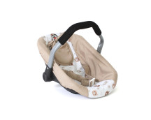 Poppenautozitje (beige beertjes)