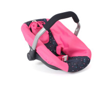 Poppenautozitje (confetti pink)