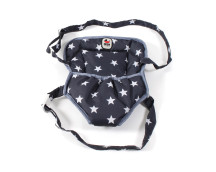 Poppendraagzak (navy sterren)