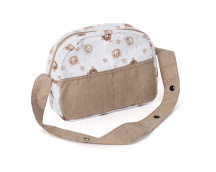 Poppenluiertas (beige beertjes)