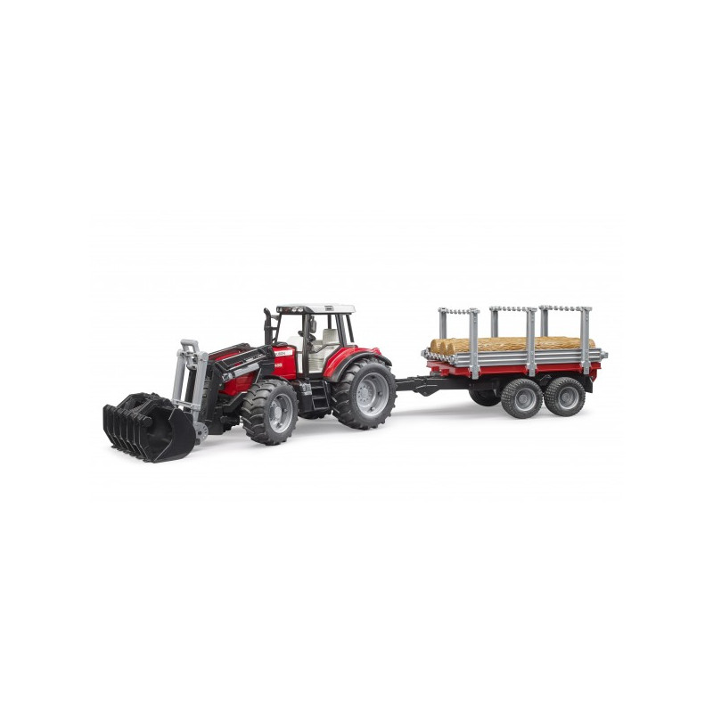 Massey Ferguson 7480 + voorlader+ houttrans. Massey Ferguson 7480 + voorlader+ houttrans.