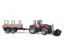 Massey Ferguson 7480 + voorlader+ houttrans. Massey Ferguson 7480 + voorlader+ houttrans.