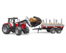 Massey Ferguson 7480 + voorlader+ houttrans. Massey Ferguson 7480 + voorlader+ houttrans.