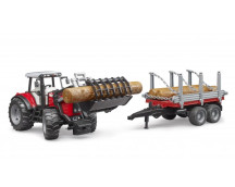 Massey Ferguson 7480 + voorlader+ houttrans. Massey Ferguson 7480 + voorlader+ houttrans.