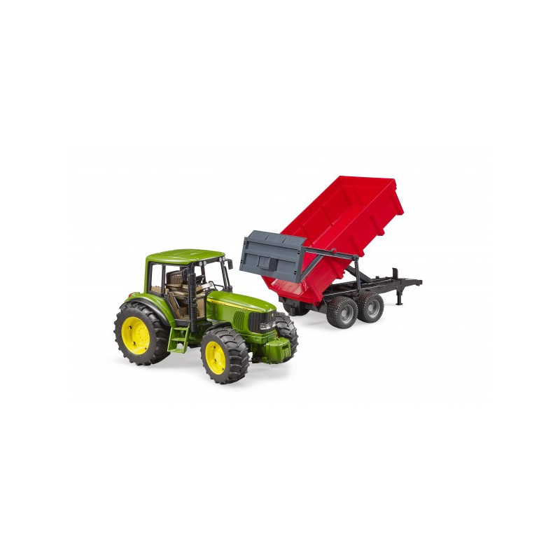 John Deere 6920 met kipwagen John Deere 6920 met kipwagen