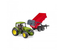 John Deere 6920 met kipwagen John Deere 6920 met kipwagen