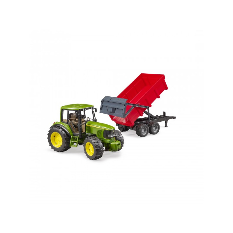 John Deere 6920 met kipwagen John Deere 6920 met kipwagen
