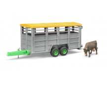 Veetransportaanhanger met koe