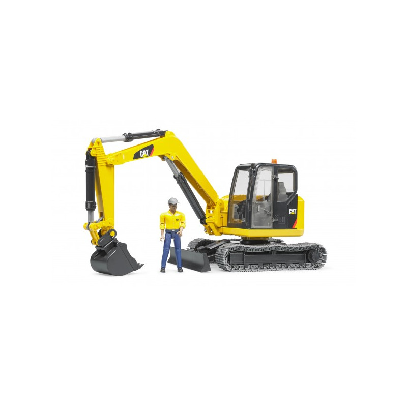 Cat Minibagger met speelfiguur Cat Minibagger met speelfiguur
