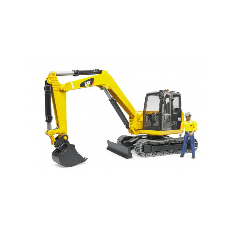 Cat Minibagger met speelfiguur Cat Minibagger met speelfiguur