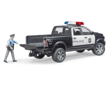 RAM 2500 politietruck met speelfiguur RAM 2500 politietruck met speelfiguur