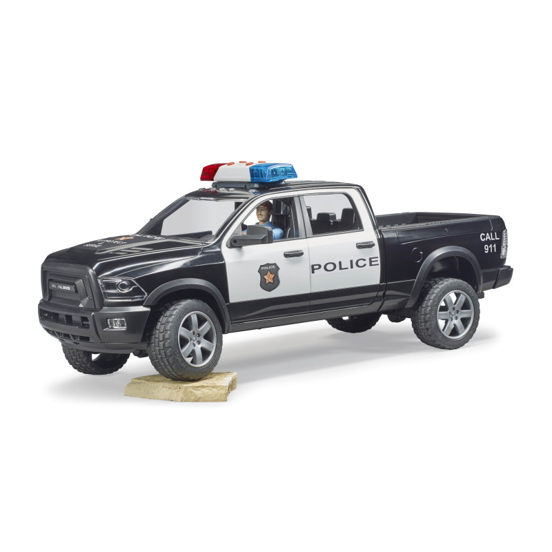 RAM 2500 politietruck met speelfiguur RAM 2500 politietruck met speelfiguur