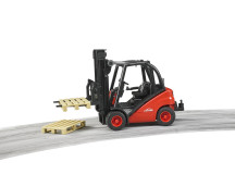 Linde vorkheftruck H30D met twee pallets Linde vorkheftruck H30D met twee pallets