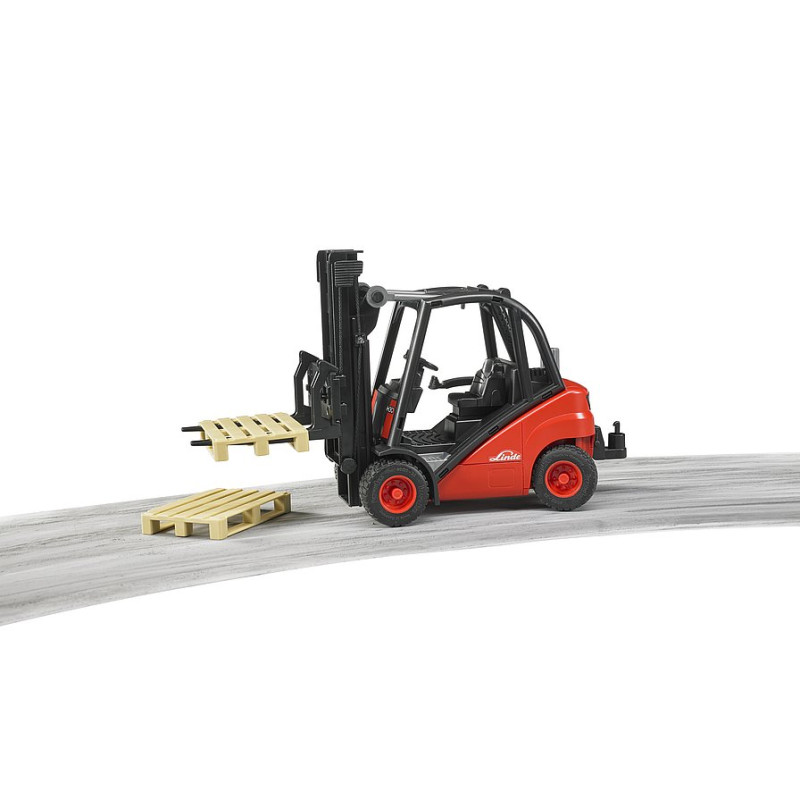 Linde vorkheftruck H30D met twee pallets Linde vorkheftruck H30D met twee pallets