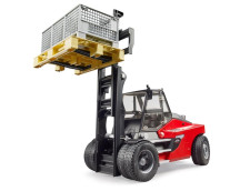 Linde HT160 vorkheftruck met pallet en boxen Linde HT160 vorkheftruck met pallet en boxen