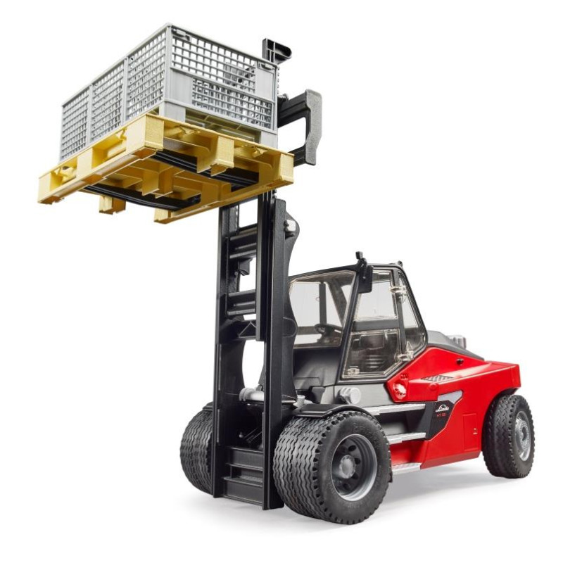 Linde HT160 vorkheftruck met pallet en boxen Linde HT160 vorkheftruck met pallet en boxen