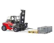 Linde HT160 vorkheftruck met pallet en boxen Linde HT160 vorkheftruck met pallet en boxen