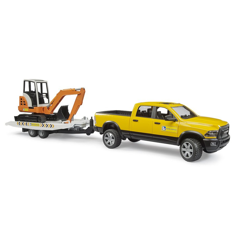 RAM -Verhuurservice met minigraafmachine