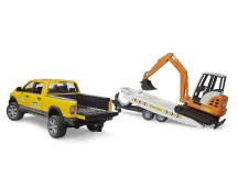 RAM -Verhuurservice met minigraafmachine