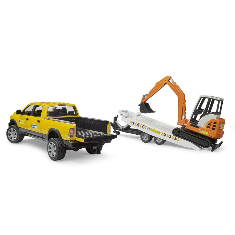 RAM -Verhuurservice met minigraafmachine