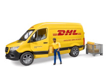 MB Sprinter DHL met speelfiguur MB Sprinter DHL met speelfiguur