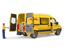 MB Sprinter DHL met speelfiguur MB Sprinter DHL met speelfiguur