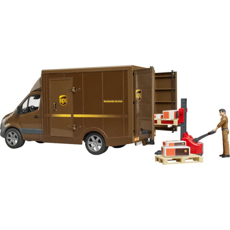 MB Sprinter UPS incl. chauffeur en toebehoren MB Sprinter UPS incl. chauffeur en toebehoren