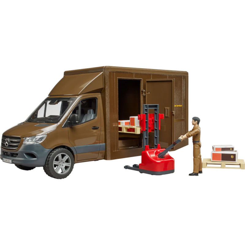 MB Sprinter UPS incl. chauffeur en toebehoren MB Sprinter UPS incl. chauffeur en toebehoren