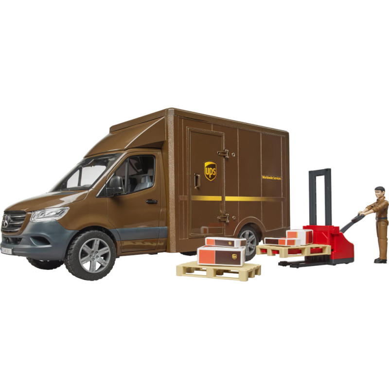 MB Sprinter UPS incl. chauffeur en toebehoren MB Sprinter UPS incl. chauffeur en toebehoren