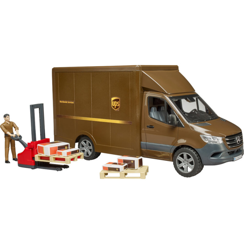 MB Sprinter UPS incl. chauffeur en toebehoren MB Sprinter UPS incl. chauffeur en toebehoren