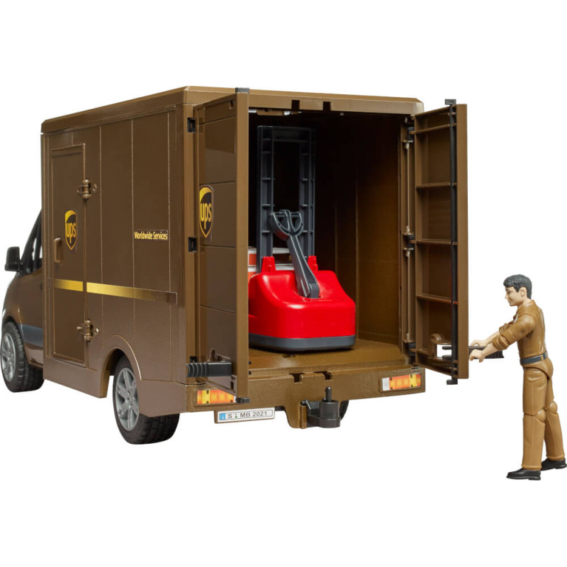MB Sprinter UPS incl. chauffeur en toebehoren MB Sprinter UPS incl. chauffeur en toebehoren