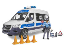 MB Sprinter politiehulpvoertuig met politieagent