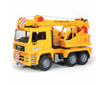 MAN kraanauto geel