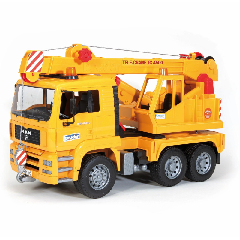 MAN kraanauto geel MAN kraanauto geel