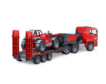 MAN TGA dieplader met Manitou MLT633 MAN TGA dieplader met Manitou MLT633